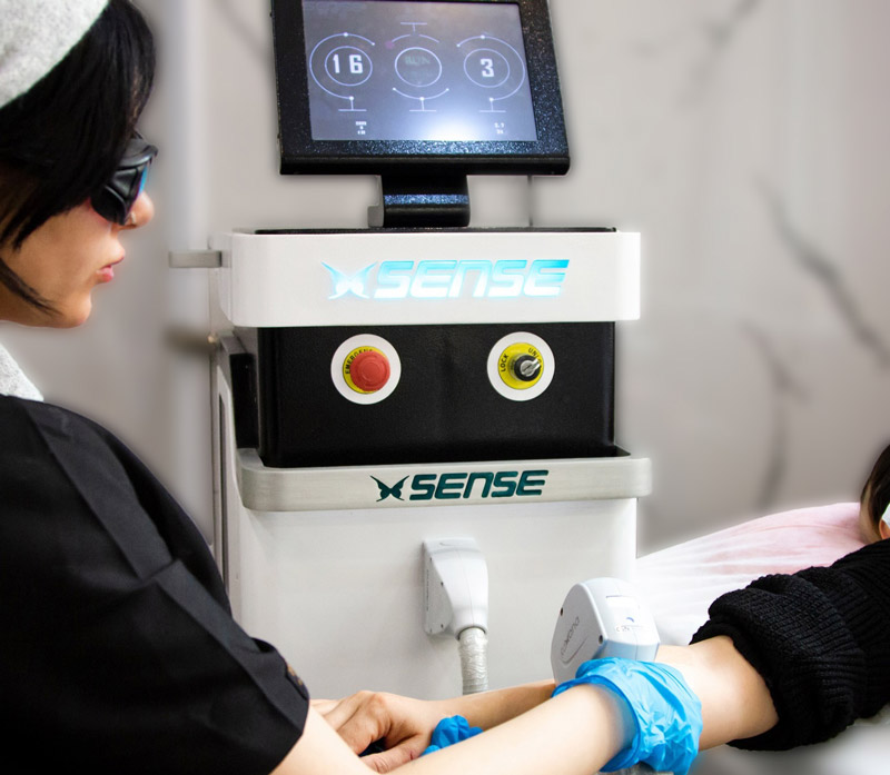 رکسانا سنس برای سه طول موج