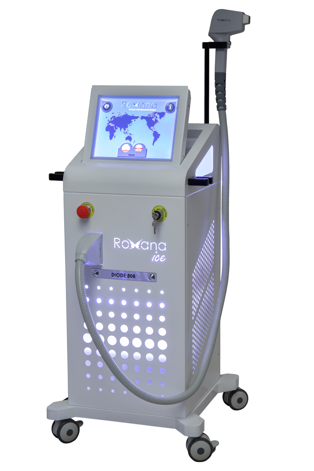 دستگاه لیزر رکسانا آیس برای رفع موهای زائد